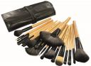 Puna Store 24 Piece Makeup Brush Set with Storage Pouch - Bamboo...