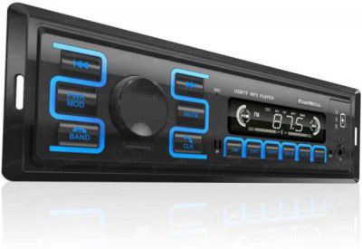 PunkMetal PM-02 DUAL-USB/SD/AUX/FM/Bluetooth Universal Car Stereo  (Single Din)
