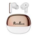 PunnkFunnk FusionBeat Wireless Earbuds 40H Playtime (White & Gold)...