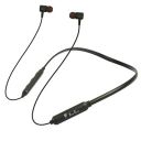 PunnkFunnk PF111 in-Ear Bluetooth Neckband with Up to 12Hrs Playback, Boom Mic & Bluetooth v5.0, Voice Assistant Wireless Earphone (Black)...