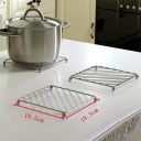 PUNO Stainless Steel Kitchen Hot Mat(1 piece)/Hot Utensil Stand/Hot mats for Dining ...