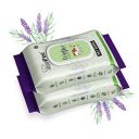 PUPPEE Wipe ME 100% Biodegradable 96 Count (Pack of 2) Wet Wipes for Dogs, Cats & All Pets | Lavender Essential, Vitamin E & Olive Oil | Anti-Bacterial | Cleansing, Deodorising & Grooming Wipes...