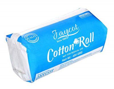 Pure Absorbent Cotton Non-Sterlised Roll Absorbent For Removing Makeup, Face Cleansing And Baby Care | Surgical | First Aid | Saloon - Pack Of 1-400grams (Nett Weight)