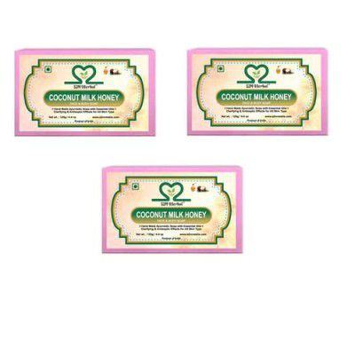 pure coconut milk & Honey soap (3 x 125 g)