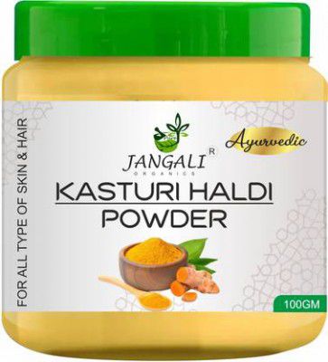 Pure Jangali Organics Herbal Kasturi Haldi (Wild Turmeric)100% Natural for Skin Treatment  (100 g)