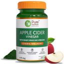 Pure Nutrition Naturals Apple Cider Vinegar with Wheat Grass & Spirulina for Weight loss and Immunity Booster - 60 Veg Capsules...