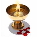 Pure Source India 4 inches Akhand Jyoti Puja Diya...