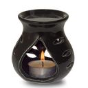 Pure Source India Ceramic Aroma Burner (Black)...