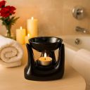 Pure Source India Ceramic Aroma Oil Burner with Tealight Holder...
