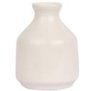Pure Source India Ceramic Decorative Flower Vase/Pot for Living Room, Home Decor Without Flowers (Off-White) (3.5 inch)...