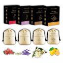 Puremazing Premium Rose, Musk, Citrus & Lavender Fragrance Flakes Combo | 50 grams Car Perfume...