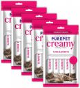 purepet Creamy Lickable Treat Bonito and Tuna Cat Treat (375 g, Pack of 5)...