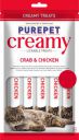 purepet Creamy Lickable Treat Crab and Chicken Cat Treat...