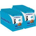 Purepet Wet Dog Food, Chicken and Vegetable Chunks in Gravy For All Life Stages 24 Pouches (24 x 70g)...