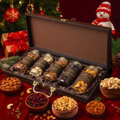Purevida Premium Dry Fruits Gift Box | 750g Assorted Nuts & Berries
