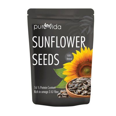 Purevida Sunflower Seeds - 200gm | Nutrient-Rich Superfood for Heart & Skin Health