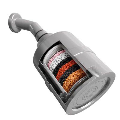 Purifit Shower Head Filter for Hard Water Softening & Chlorine Removal - High Hardness Filter |Silver
