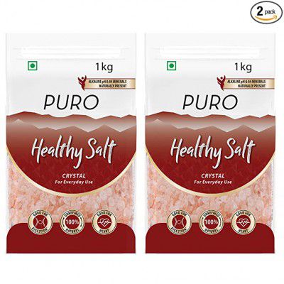 Puro Healthy Salt Crystal, 1kg (Pack of 2)