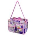Purple Baby Diaper Bag | Spacious Waterproof Backpack with Multiple Pockets | Travel Bag...