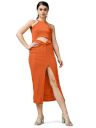 PURVAJA Women’s Bodycon Below Knee Length Dress (Shine-011-015)...