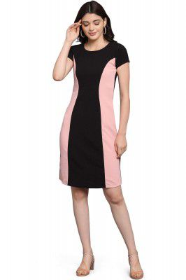 PURVAJA Women’s Bodycon Knee Length Dress(Lucy-111-112-113-114)