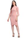 PURVAJA Women’s Bodycon Knee Length Dress(Ruby-102-to-109)...