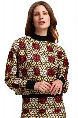 PURVAJA Women's Solid Loose Fit T-Shirt (Mega-036-Hexagon-L_Maroon