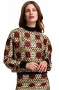 PURVAJA Women's Solid Loose Fit T-Shirt (Mega-036-Hexagon-L_Maroon...