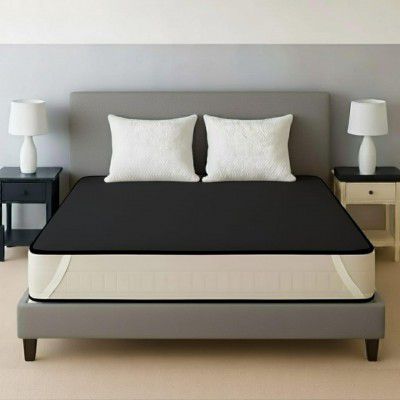 PVC Waterproof Mattress Protector | (Black, King (72x78))
