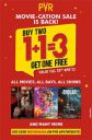 PVR: PVR Buy2 Get1 Free Movie Ticket offer...