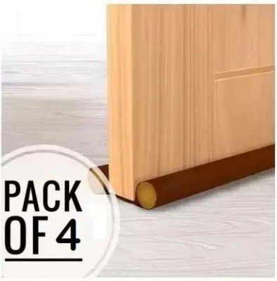 PYORIT Door Stoppers | Seal | Closers |Bottom| (Pack of 4,39")(Brown)