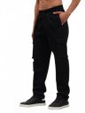 Q - RIOUS Men's 6 Pocket Cotton Cargo Pants – Relaxed Fit Utility Trousers...
