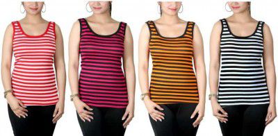 Q-Rious Women Multicolor Tank Top/Vest