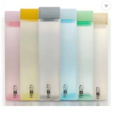 Q7 BRAND Multipurpose Water Bottle Plastic Food Grade Fridge Square 1000 ml Bottle  (Pack of 6, Multicolor, Plastic)