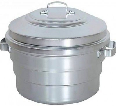Q8 Twinkle Idiyappam Maker-Steamer-Cooker (Hard-Anodized Aluminum) Induction Idli Maker (3 Plates, 17 Idlis )