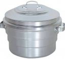 Q8 Twinkle Idiyappam Maker-Steamer-Cooker (Hard-Anodized Aluminum) Induction Idli Maker (3 Plates, 17 Idlis )...