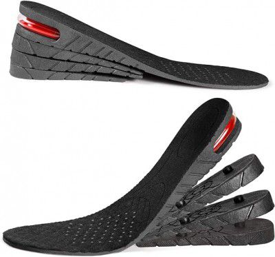 QIQI Height Increase Insoles, 4-Layer Heel Orthotic Insoles Adjustable Comfortable  Up To 2cm To 9cm