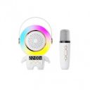 Qlect Astronaut Karaoke Machine for Kids Adults, Mini Portable Blue...
