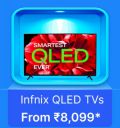 Infix QLED Televisions starts @ Rs. 8099 on Flipkart's Big Billion Days Sale...