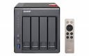 QNAP 4-Bay NAS TS-451+ Quad-core Intel Celeron J1900 2GB RAM with 256-bit External Drive encryption (AES), Hardware-Accelerated transcoding with 4 X USB Ports, Multicolour (TS-451+-2G)...