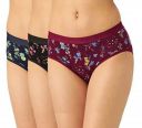 QOXOLYZ Women's Panties Soft & Shine Cotton Lycra Panty Skin Friendly Fabric Briefshipster (Pack of 3)...