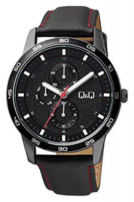 Q&Q Analog Black Dial Mens Watch-AA38J512Y