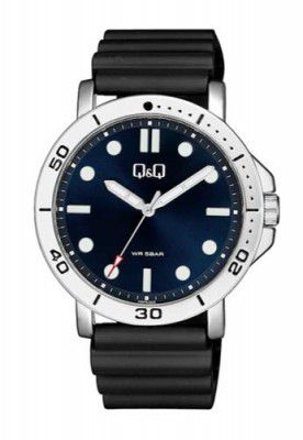 Q&Q Analog Blue Dial Mens Watch-QB86J302Y