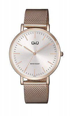 Q&Q Analog Silver Dial Mens Watch-QA20J051Y