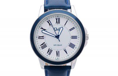 Q&Q Analog White Dial Mens Watch-QB22J317Y