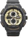 Q&Q Digital Gold Dial Mens Watch - GW81J003Y...