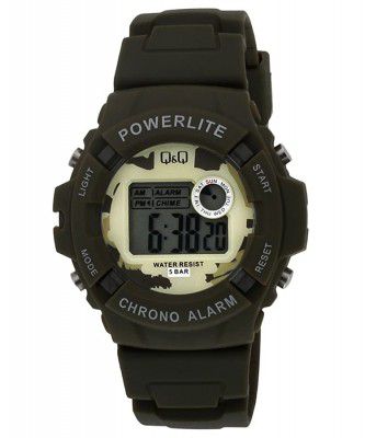 Q&Q Digital Grey Dial Mens Watch - M051-003