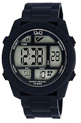 Q&Q Digital White Dial Mens Watch-M123J014Y