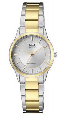 Q&Q Gold and Silver Watch QA45J401Y