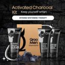 Qraa Charcoal Valentine Edition Kit Charcoal Scrub (3 Items in the set)...
